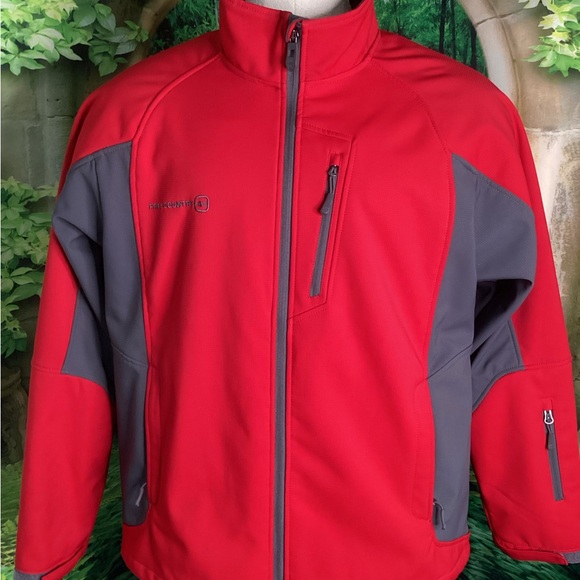 Free Country Red and Gray Performance Jacket - Picture 3 of 13